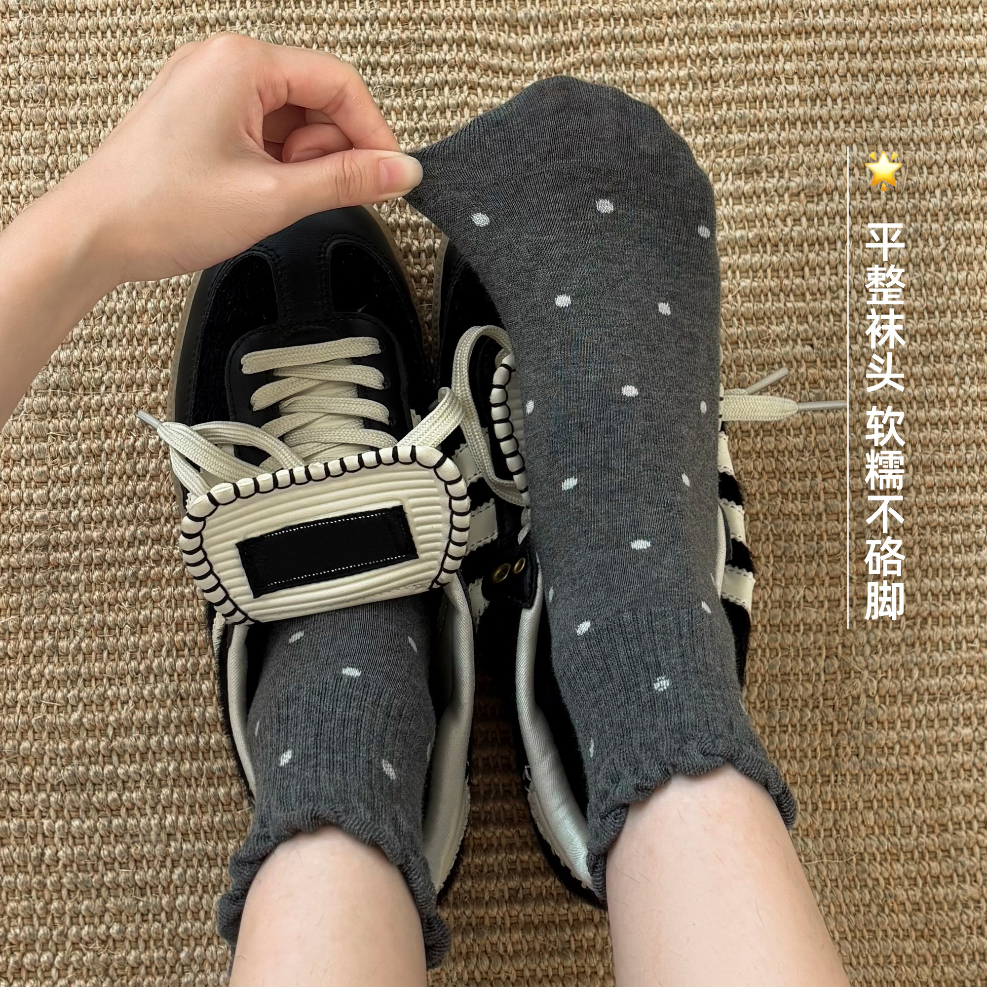 袜子女款棉袜2025新款miu系灰色短袜秋冬可爱低帮短筒运动中筒袜,淘宝优惠券,粉丝福利购,淘宝优惠卷