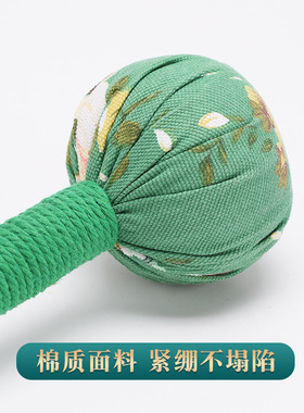艾草按摩锤手工定制养生捶背器