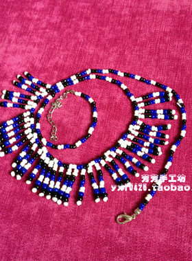 原创小清新时尚甜美纯手工串珠