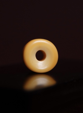 牧区黄色树脂料器桶珠三通佛塔塔珠全品文玩DIY念珠腰珠束尾百搭
