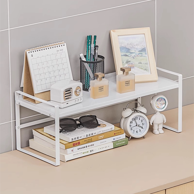 Storage rack countertop layered storage rack