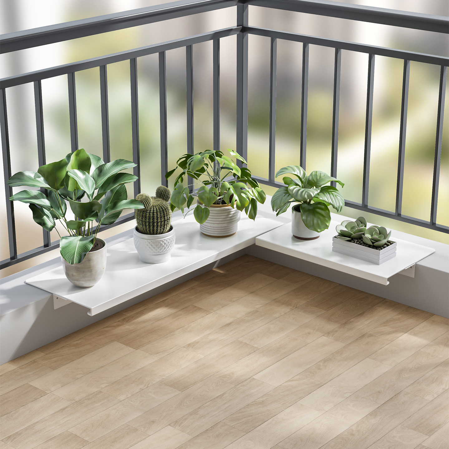 圣西陶阳台窗台加宽延伸板扩展板免打孔磁吸花盆花架盆景置物架子,淘宝优惠券,粉丝福利购,淘宝优惠卷