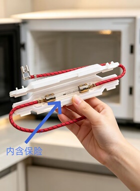 格兰仕微波炉高压保险管带壳微波炉保险丝套件通用高压玻璃保险丝