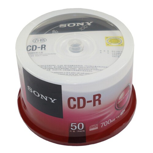 原装SONY索尼CD-R光盘48X700MB电脑DVD空白刻录盘车载MP3光盘cd碟 - 图3