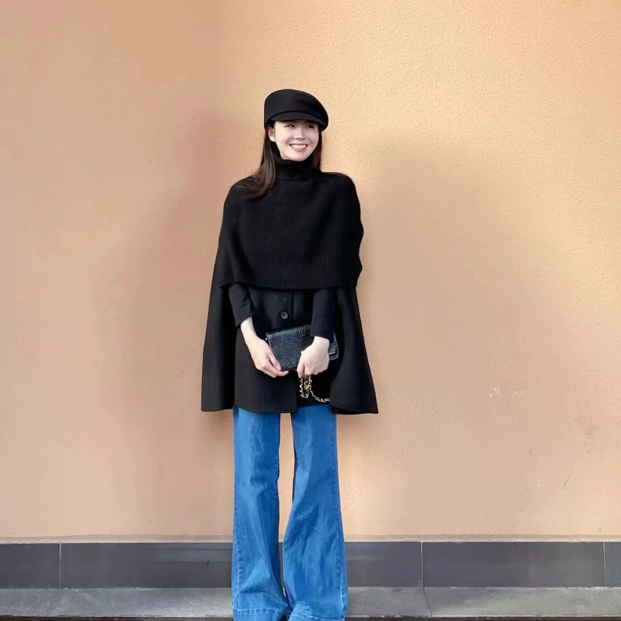 TOO家-面羊毛大衣新款毛呢外套女羊毛外套（含100澳毛）250911232 - 图3