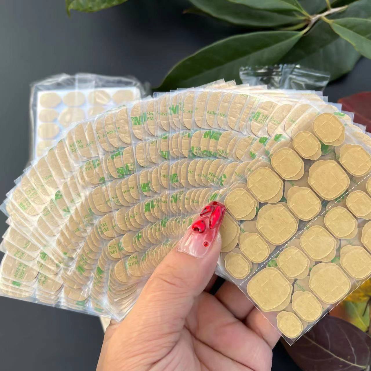 升级牛皮纸高粘果冻胶防水持久双面胶穿戴甲超薄强力贴片胶可拆卸,淘宝优惠券,粉丝福利购,淘宝优惠卷