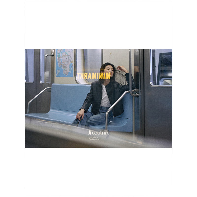 Jicouture正肩PU皮拉链机车皮衣女秋季短款美式复古立领夹克外套,淘宝优惠券,粉丝福利购,淘宝优惠卷