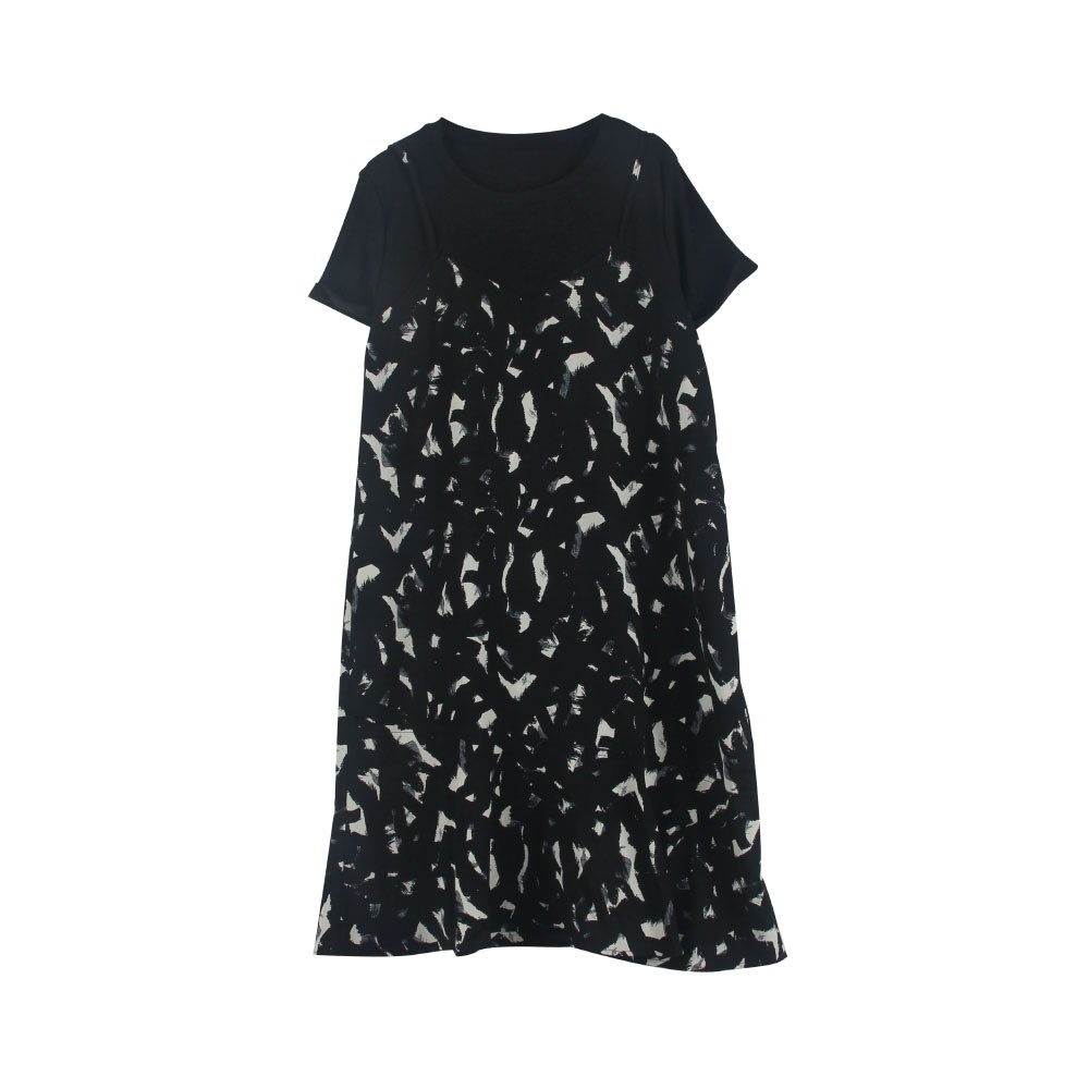 孕妇夏装新款气质花色潮妈连衣裙 诺初宠爱连衣裙