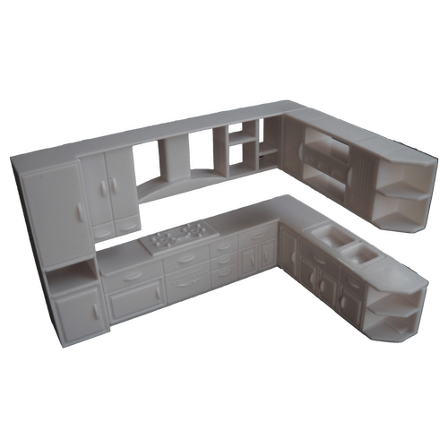 建筑沙盘模型制作材料学生手工DIY仿真室内家具床衣柜桌沙发1比30 - 图3