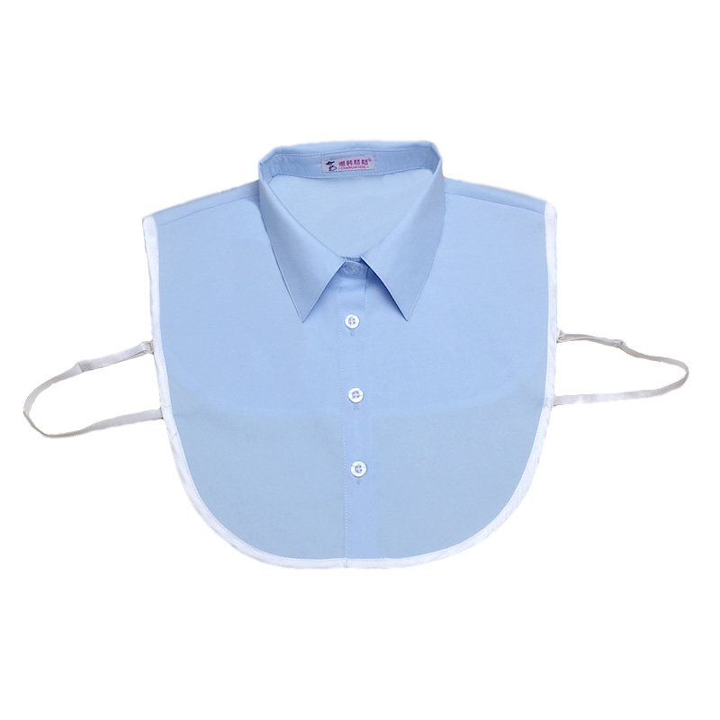 蓝色内搭韩版男女衬衫假领子方领多功能节约单独开衫高档气质秋冬,淘宝优惠券,粉丝福利购,淘宝优惠卷