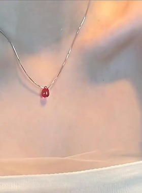 水滴吊坠项链女秋冬爆款锁骨链