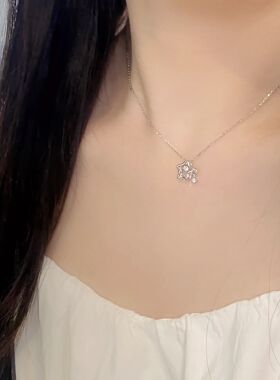 幸运星项链S925银小众高级设计感