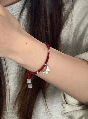 女民族风蝴蝶手链编织可调节好运