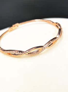 韩版微镶锆石轻奢手环时尚包邮