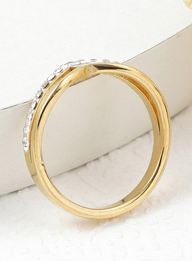 韩版不锈钢皇冠戒指16