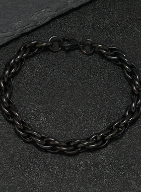 嘻哈古巴链钛钢手链06