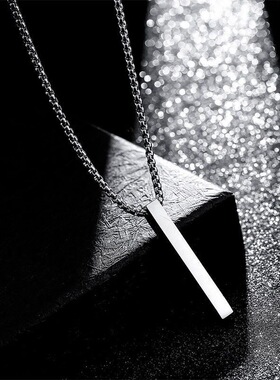 不锈钢嘻哈冷淡风男士项链