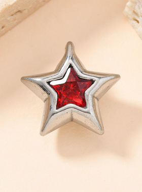 欧美爆款几何星星锆石吊坠