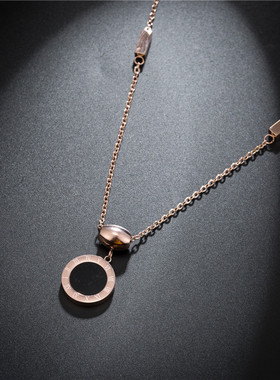 秋冬轻奢毛衣链女6042