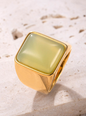 欧美复古不锈钢男戒64