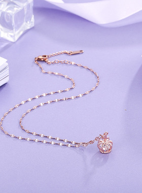 欧美新款项链女森系精致镂空灵动