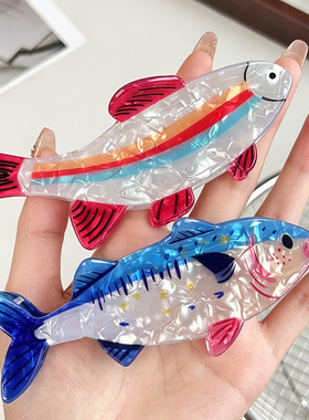 彩色海洋金枪鱼鲨鱼夹