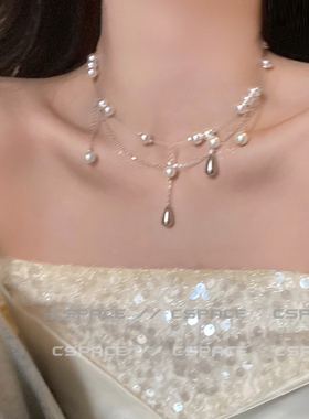 日韩清冷千金风珍珠项链