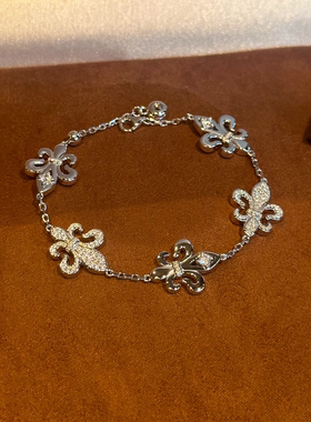 洗澡不摘花女款轻奢小众手链