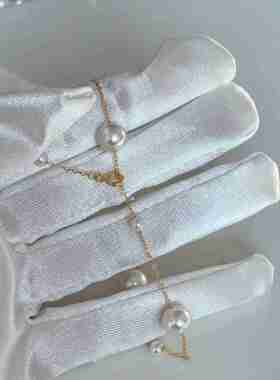 「满天星」珠珠长项链法式女胸链颈链锁骨链配饰搭配攻略