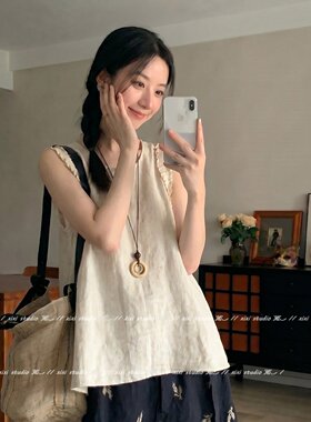 中式老钱!棕色木质吊坠项链女高级感轻奢小众毛衣链夏天长款配饰