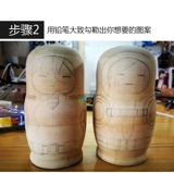 DIY Оригинальная подлинная ручная кукля с белым эмбрионом