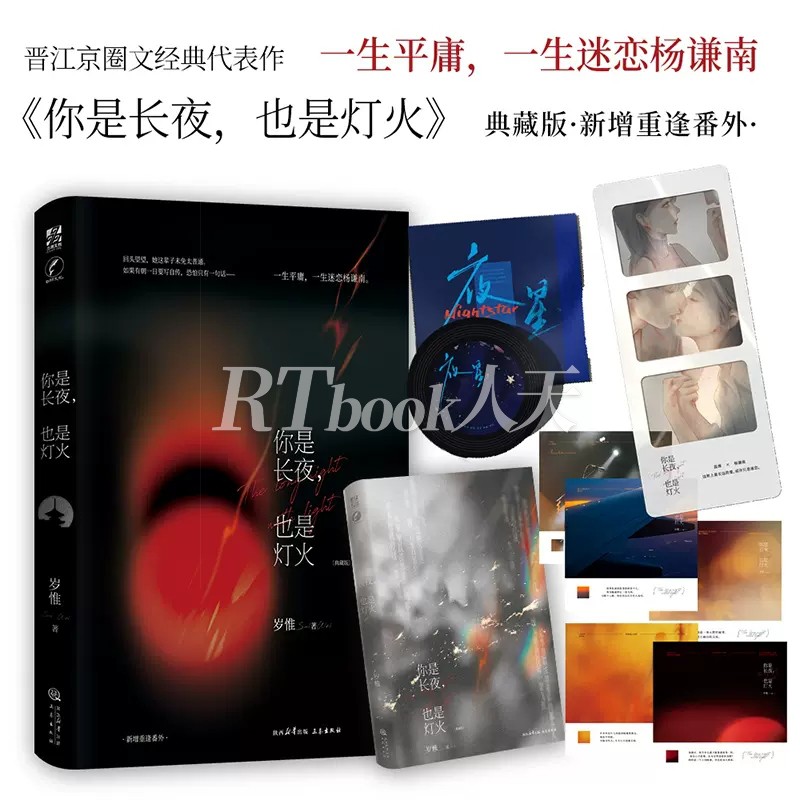 你是长夜,也是灯火 典藏版 岁惟著 晋江现实向京圈文经典代表作 青春爱情畅销言情小说 温凛VS杨谦南 新增番外《十年一梦》 - 图0