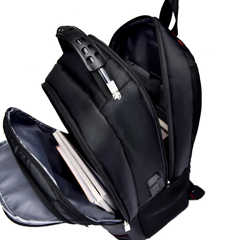 Men's business computer pack USB City large capacity backpac - 图2