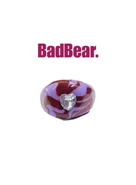 炫彩复古心形手作定制戒指