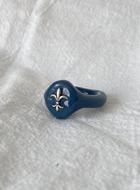 坏熊集市男女软陶小众饰品戒指