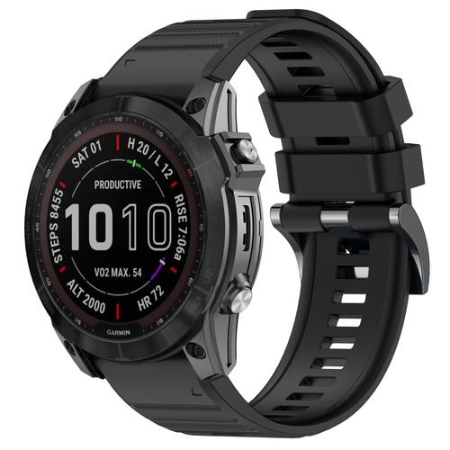 适用佳明Fenix6系列8/7X/5plus快拆硅胶手表带965945本能G2Tactix - 图3