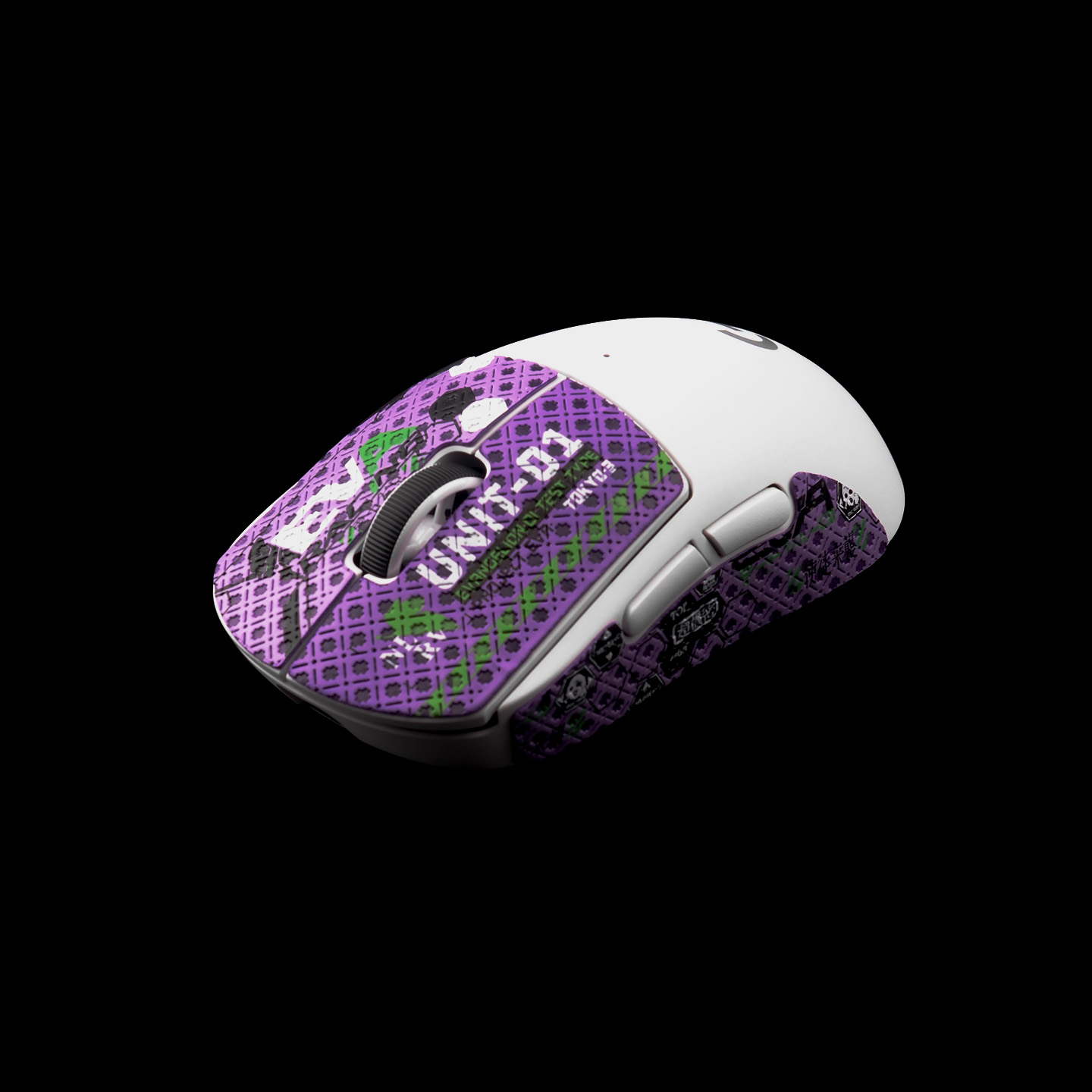 泰坦国度适用于罗技GPW4小狗蜥蜴皮鼠标防滑贴GPW1/2/3定制汗贴 - 图1