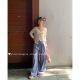 ກາງເກງ linen ຂອງແມ່ຍິງ summer ກາງເກງກາງເກງຂາກວ້າງ