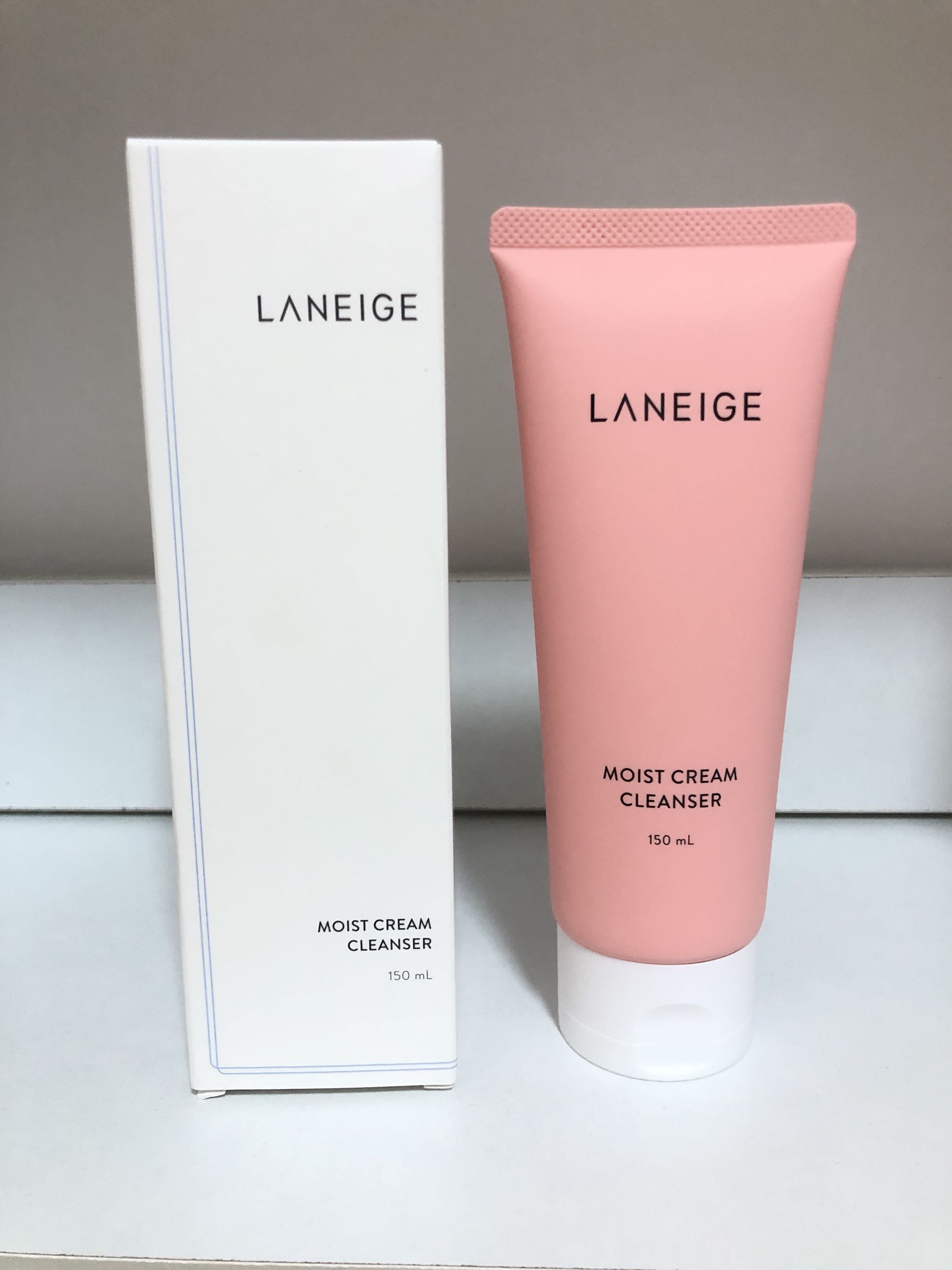 韩国Laneige兰芝多效洁面保湿深层清洁控油蓝色/粉色洗面奶150ML