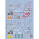 EVOHG red Gundam white Gundam fluorescent water stickers