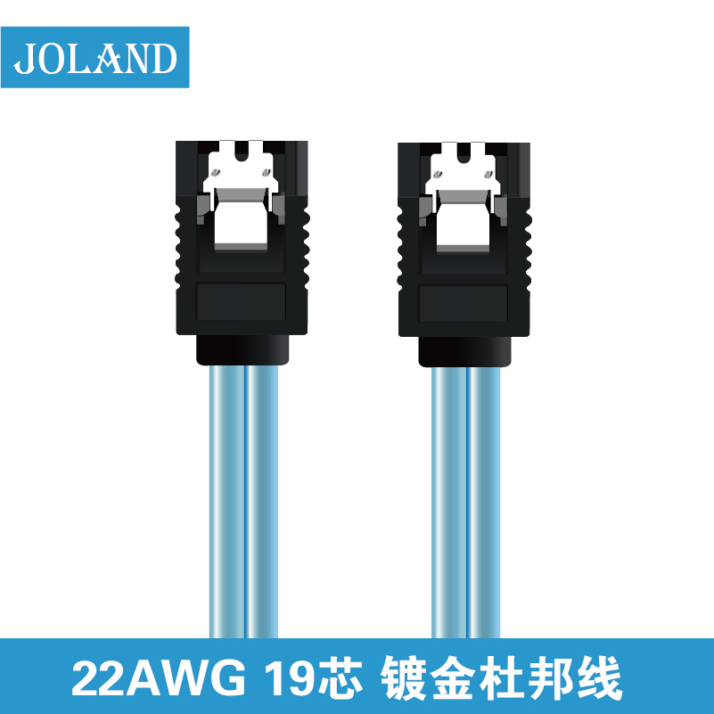 joland乔兰多双直头SATA3数据线高速电脑双头固态硬盘线 - 图1