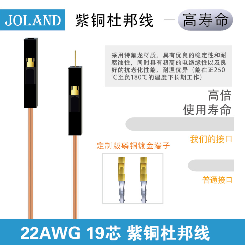 优质耐高温耐酸碱杜邦线2.54公母1P纯铜杜邦连接线定制DupontLine - 图1