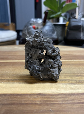 香炉盖 天然太湖石英石孔洞香炉盖子 原石头意境小摆件  茶桌书房