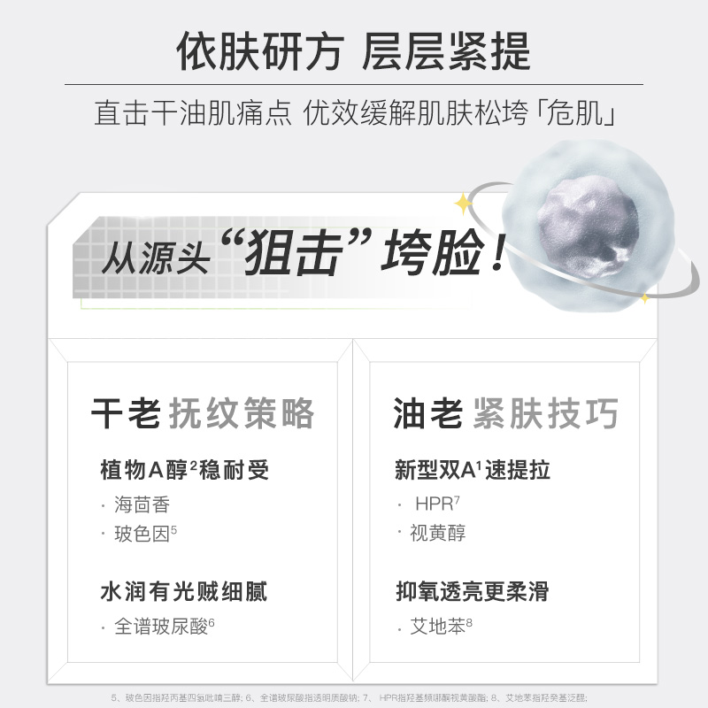 【干/老肌】EVM精华液多肽御抵初老紧致淡纹补水保湿精华