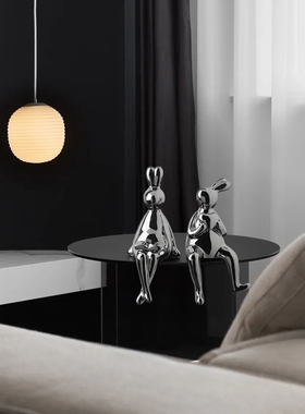 陶瓷摆件北欧风格酒柜摆件