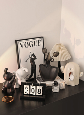 现代简约客厅电视柜创意摆件