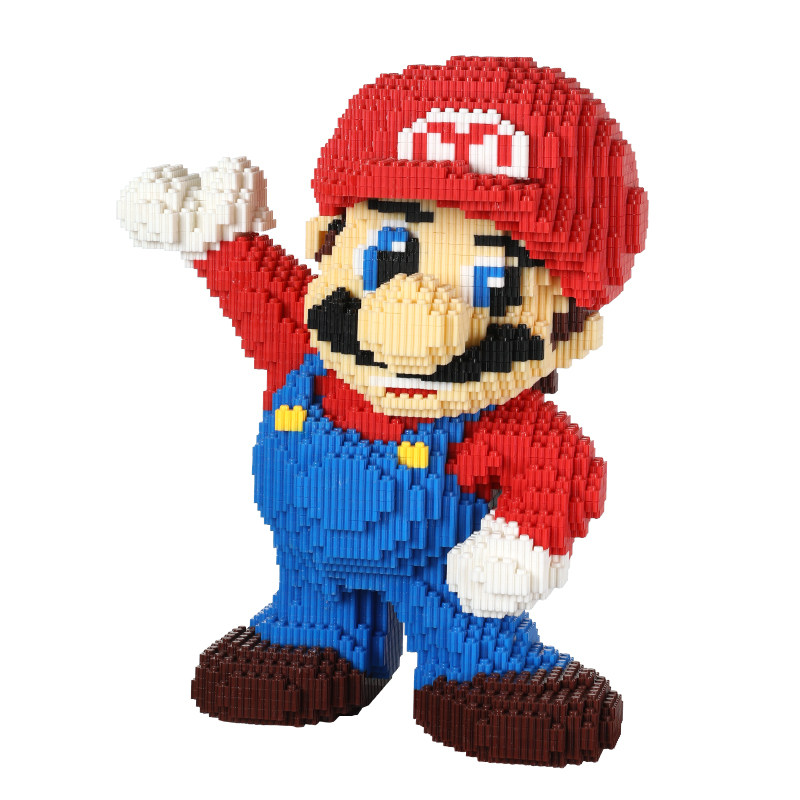 微型小颗粒积木益智力玩具拼装男孩女孩子礼物串联立体拼图星黛露