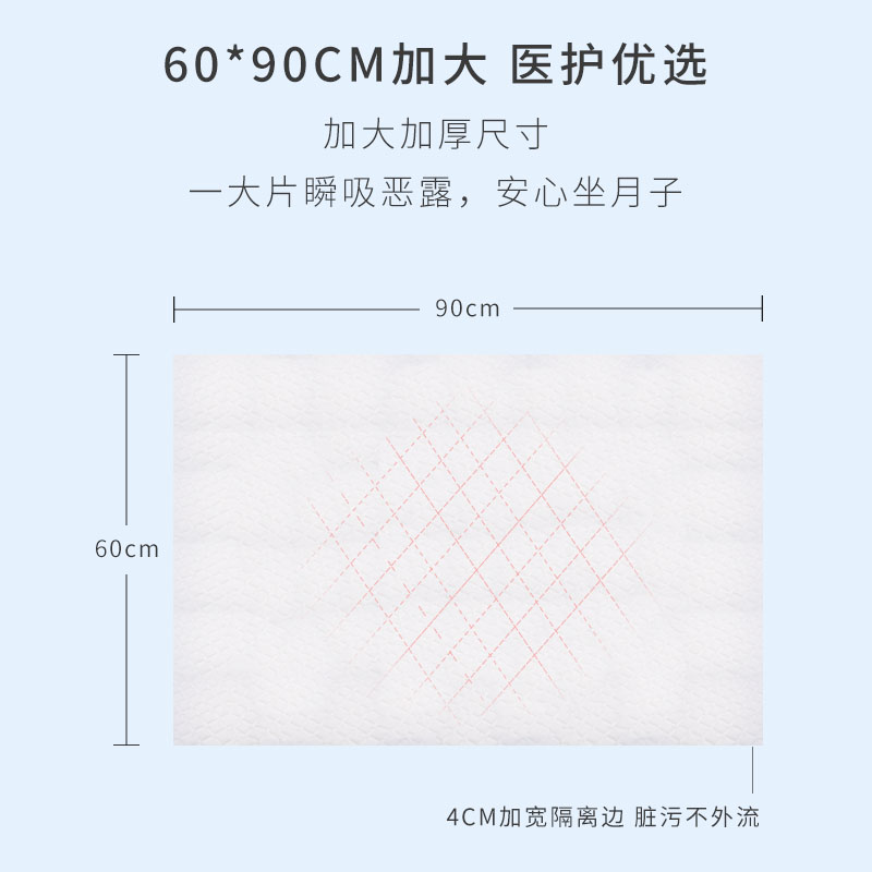 产褥垫产妇专用大号孕妇月子用品一次性产后床单60x90成人护理垫 - 图2