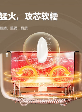 格力新款无涂层IH电饭煲家用健康0涂层316L不锈钢智能3升煮饭锅