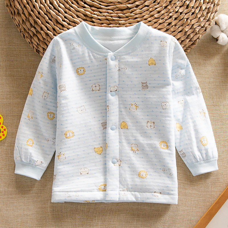 冬季婴儿纯棉保暖开衫上衣棉衣加厚男女儿童保暖夹棉上衣保暖内衣,淘宝优惠券,粉丝福利购,淘宝优惠卷